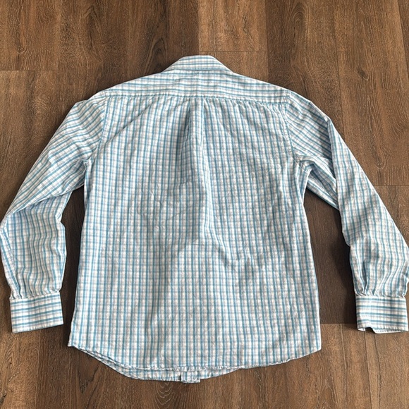 Michael Kors Men’s button up shirt. Dress shirt.  Size 16, 34/35.  Bright blue. - Picture 4 of 5